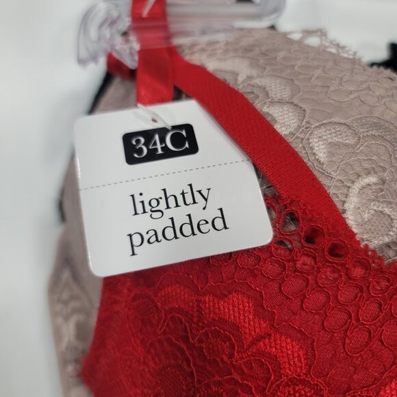 Rene Rofe Lightly Padded Underwire 3 pack Bra Set 34C - Picture 7 of 9